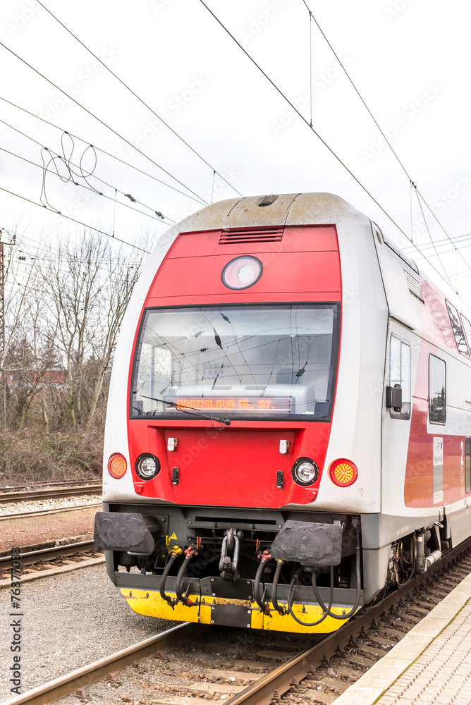 Slovak train on station