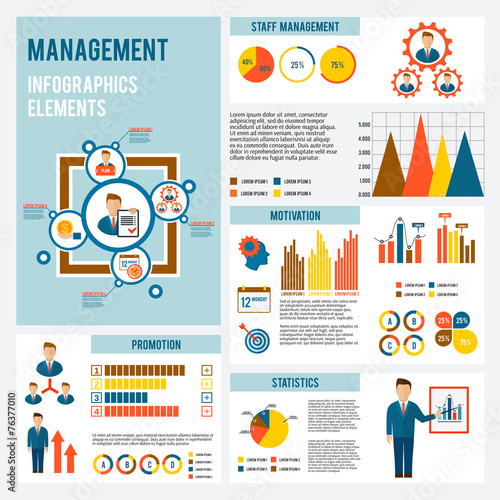 Management Infographic Set