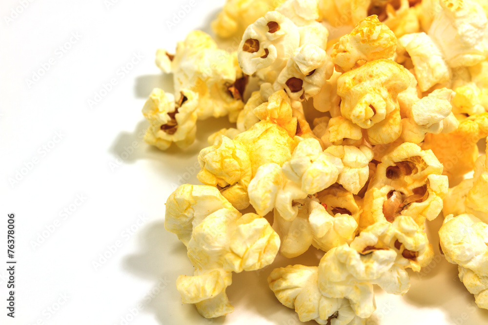 Popcorn snack closeup Popcorn snack closeup