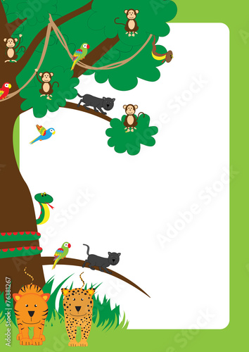 Fototapeta Naklejka Na Ścianę i Meble -  Animal frame