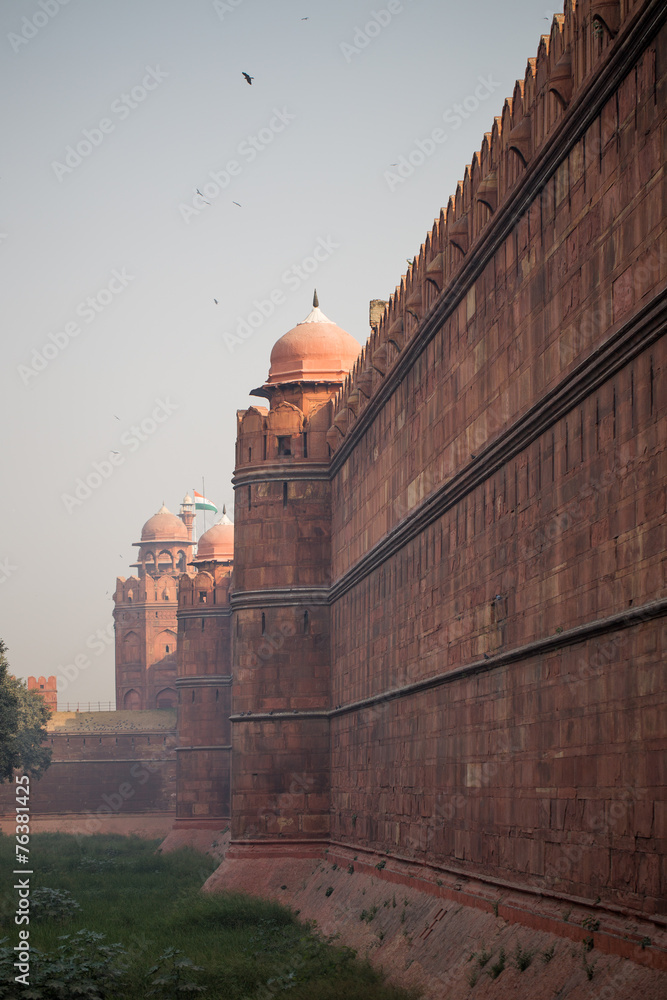 New Delhi fort wall