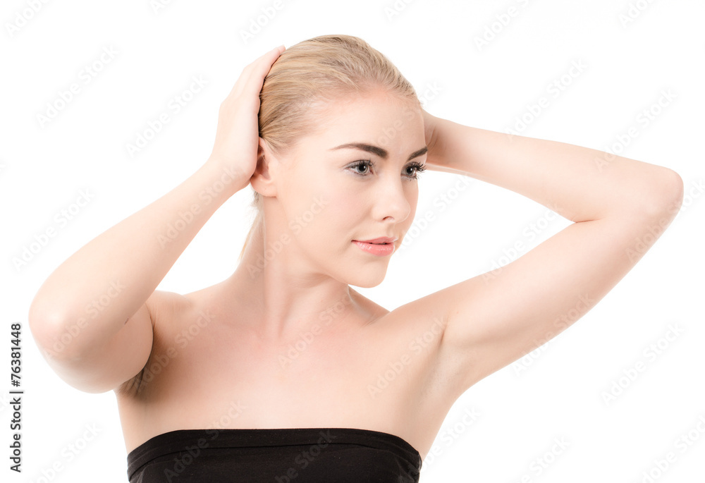beautiful woman with perfect skin and face beautiful woman with perfect skin and face
