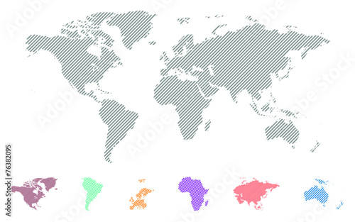 World strips map