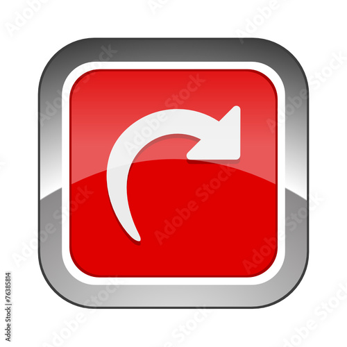 Chrome Square Button