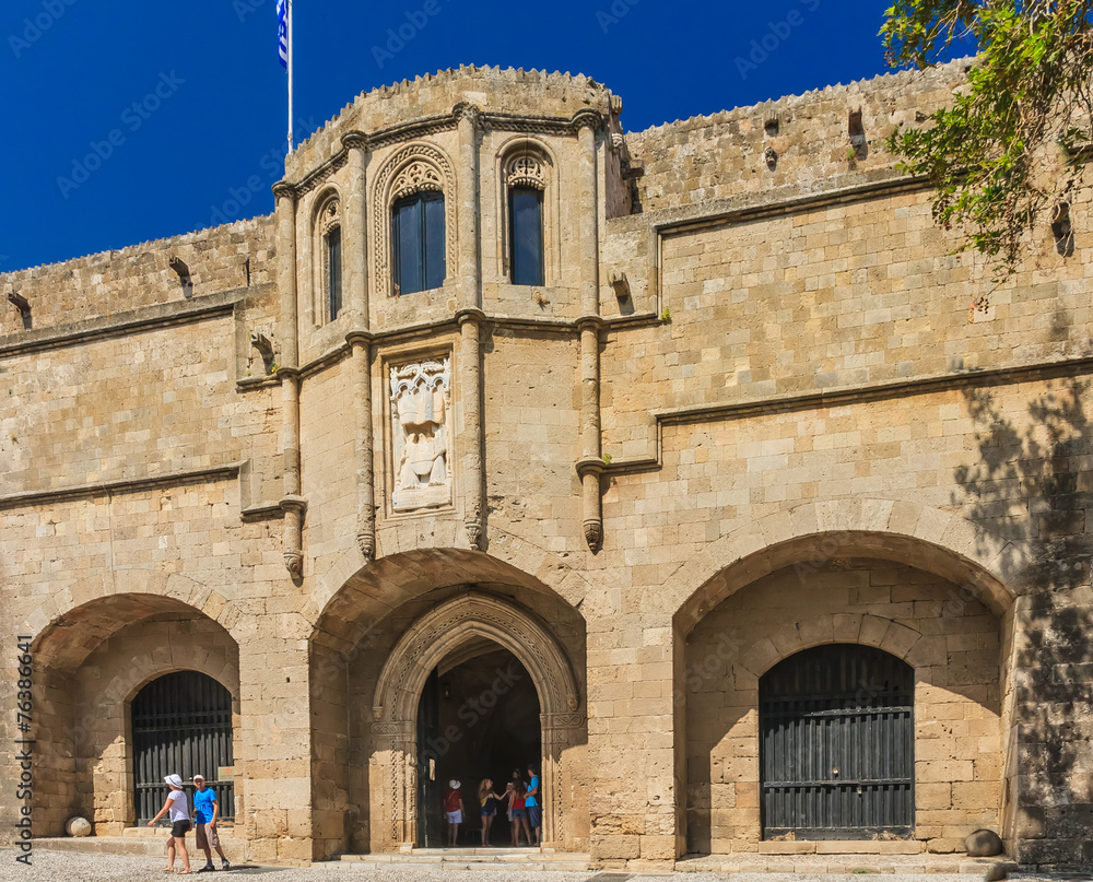 Archaeological Museum in the Old Town. Rhodes Island. Greece