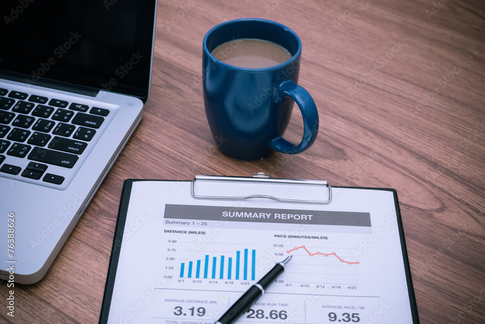 Showing business and financial report. Accounting Showing business and financial report. Accounting