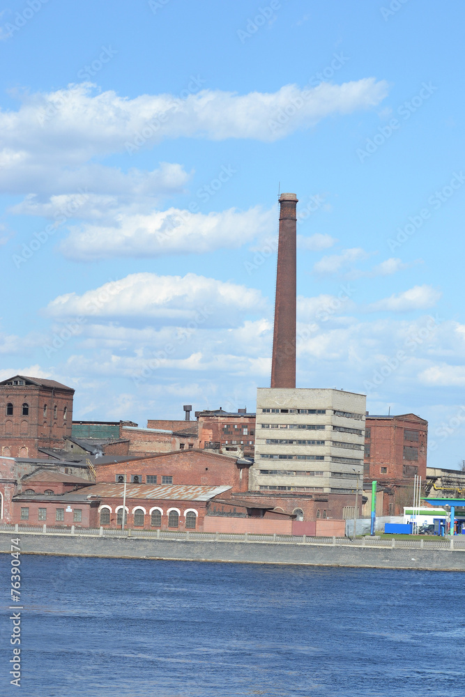 Fototapeta premium The old factory building, St.Petersburg.
