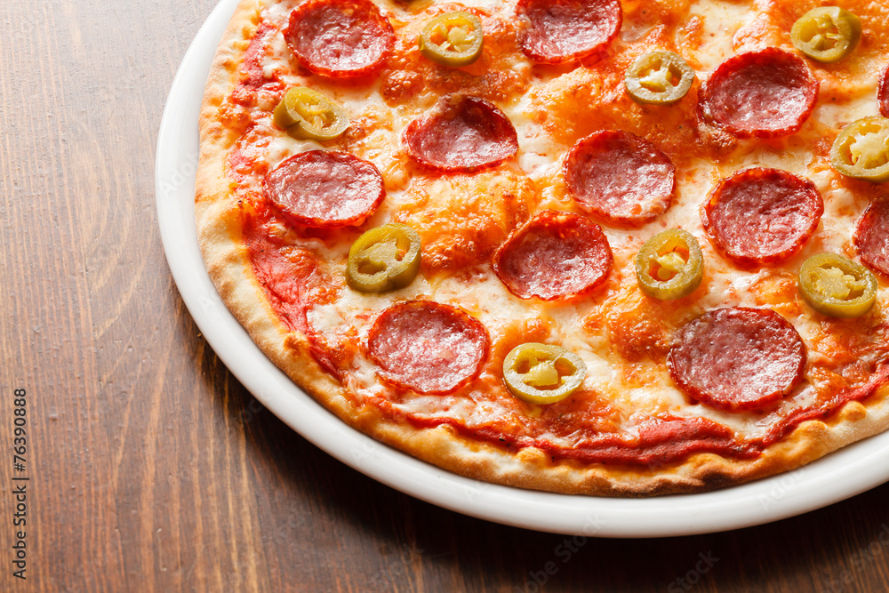pizza on wood background pizza on wood background