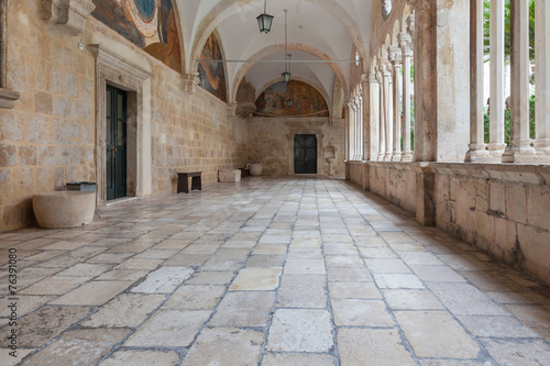 Hallway around famous courtyard in the Monastery  © paul prescott