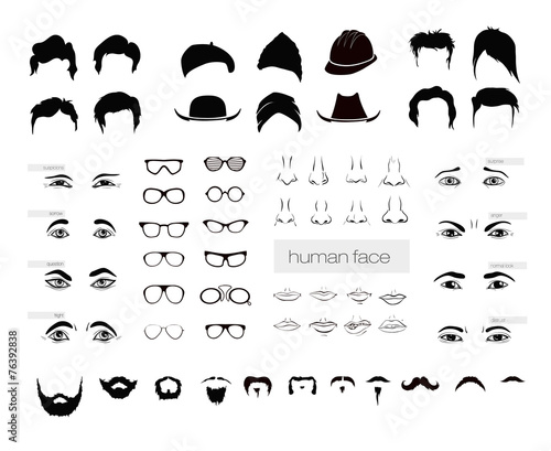 vector elements of a person