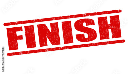 Finish stamp