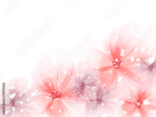 vector background with flowers © malwa