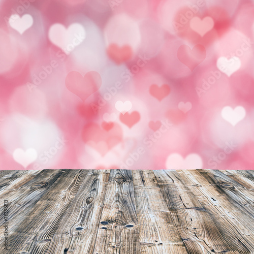 Valentine's Day wooden back...