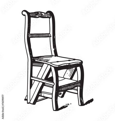 Vintage wooden chair