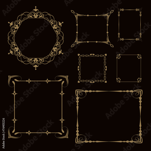 Calligraphic Design Elements, Frames