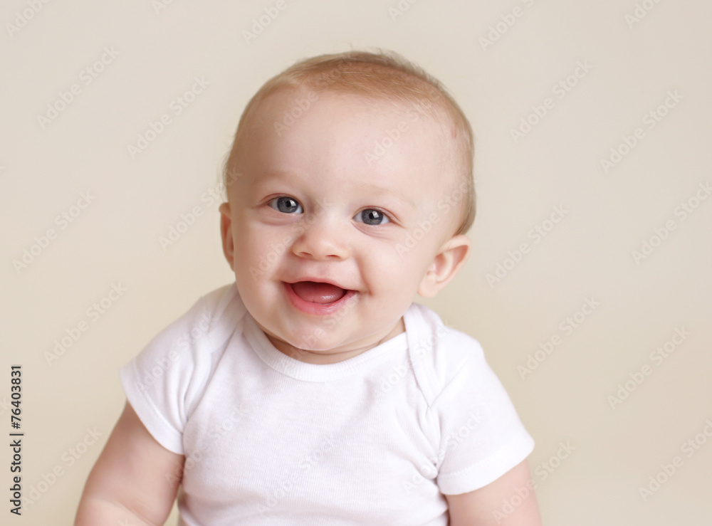 Happy Baby Smiling and Laughing