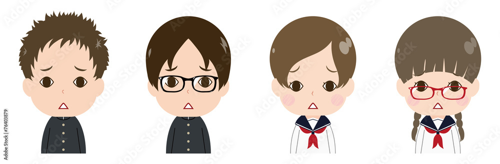 学生 顔 セット 疑う 学生 顔 セット 疑う