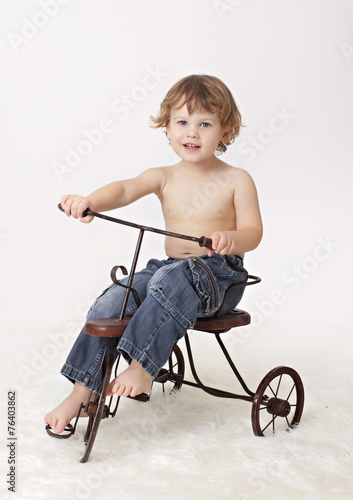 Child Riding a Bike