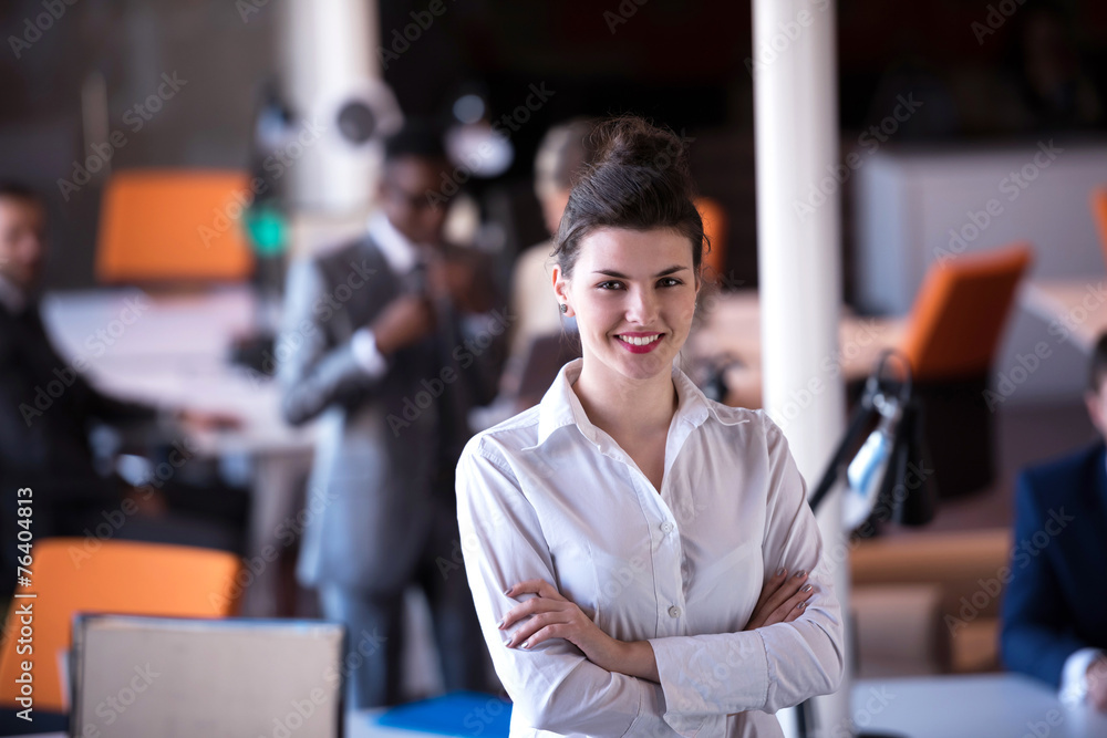 business woman at office business woman at office