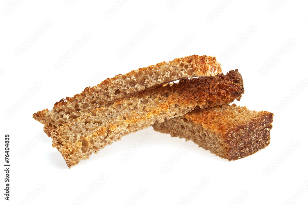 Crackers isolated on a white background Crackers isolated on a white background