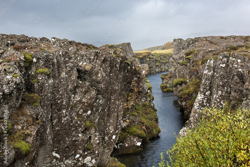 Grabenbruch im Þingvellir-Nationalpark