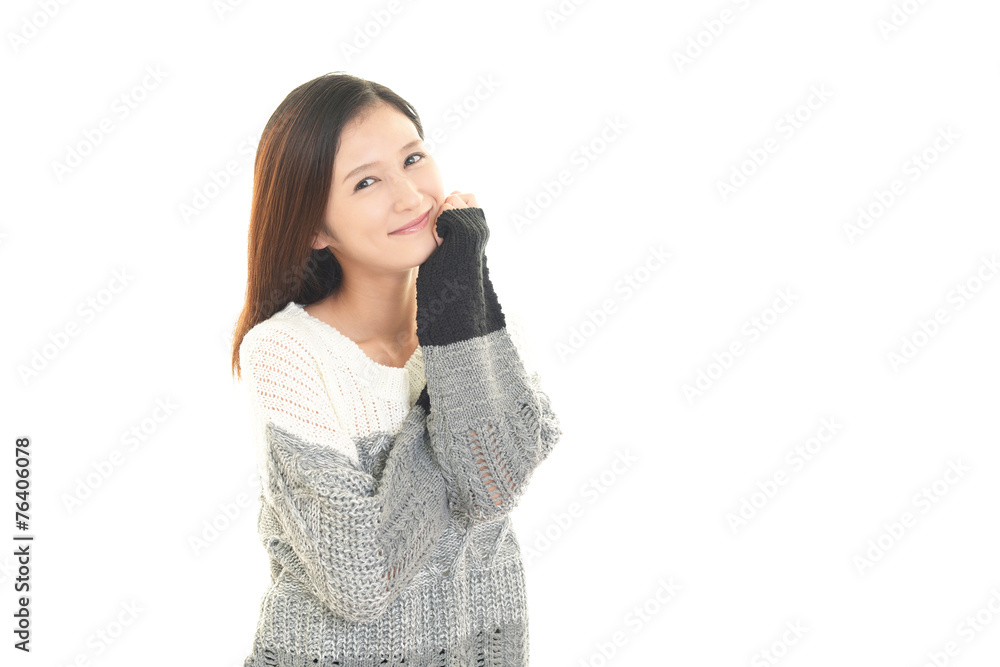 Fototapeta premium 微笑む女性