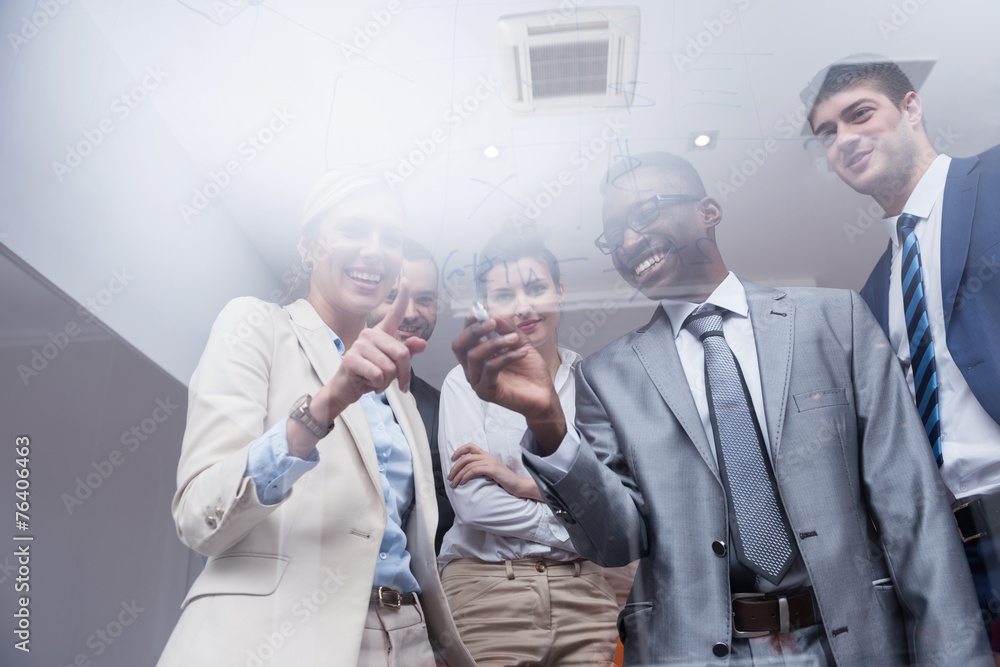 Obraz premium business people group at office