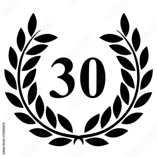 Lauriers 30 sur fond blanc
