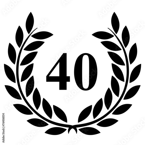 Lauriers 40 sur fond blanc