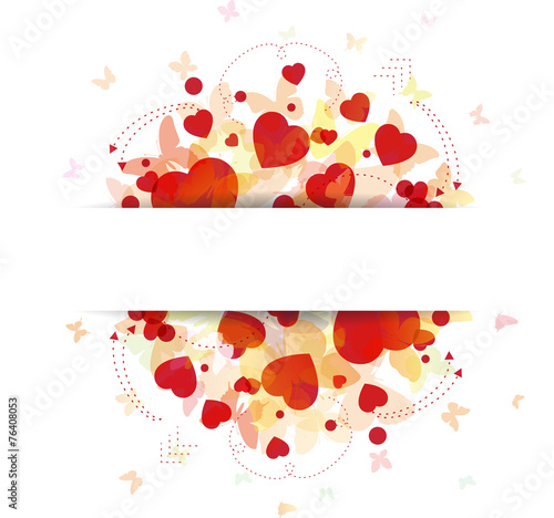 heart for Valentines Day Background