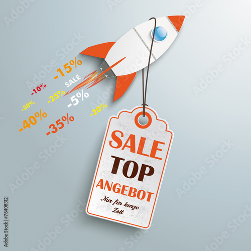 Price Sticker Angebot Rocket