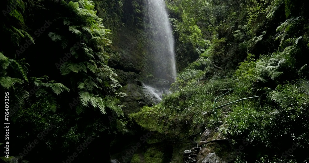 4K, Cascada De Los Tilos, Waterfall on La Palma, Canaries 4K, Cascada De Los Tilos, Waterfall on La Palma, Canaries