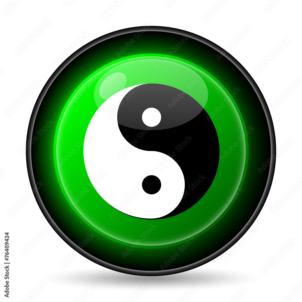 Ying yang icon Ying yang icon