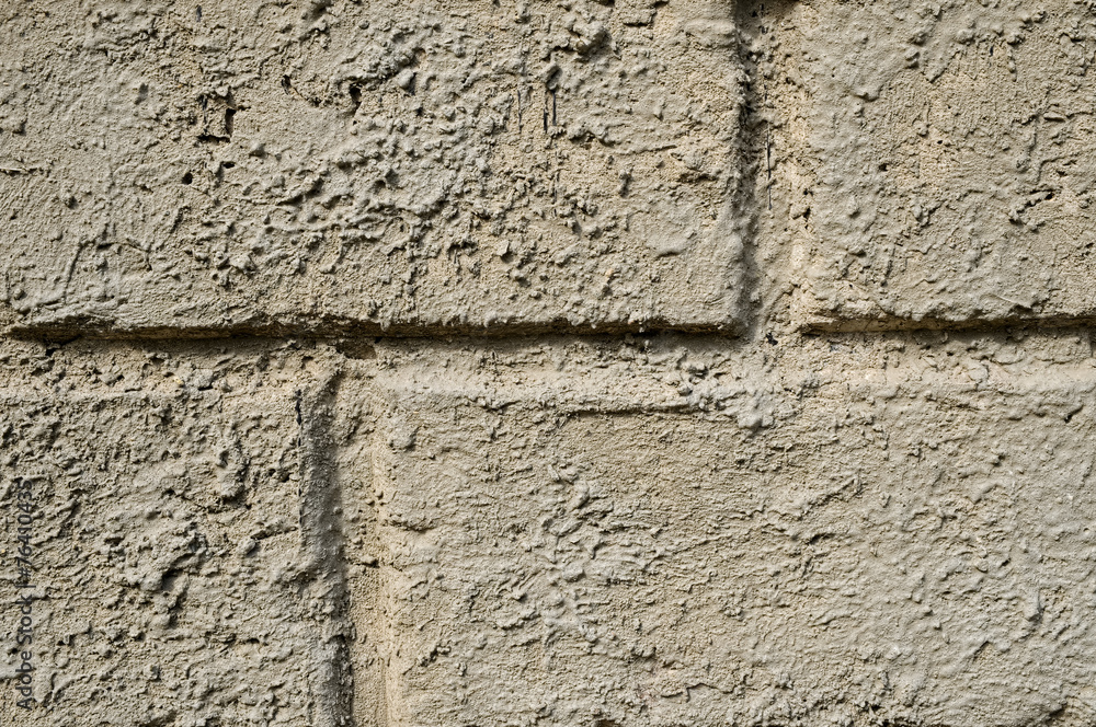 Stone Grey Brick Wall Art, Texture