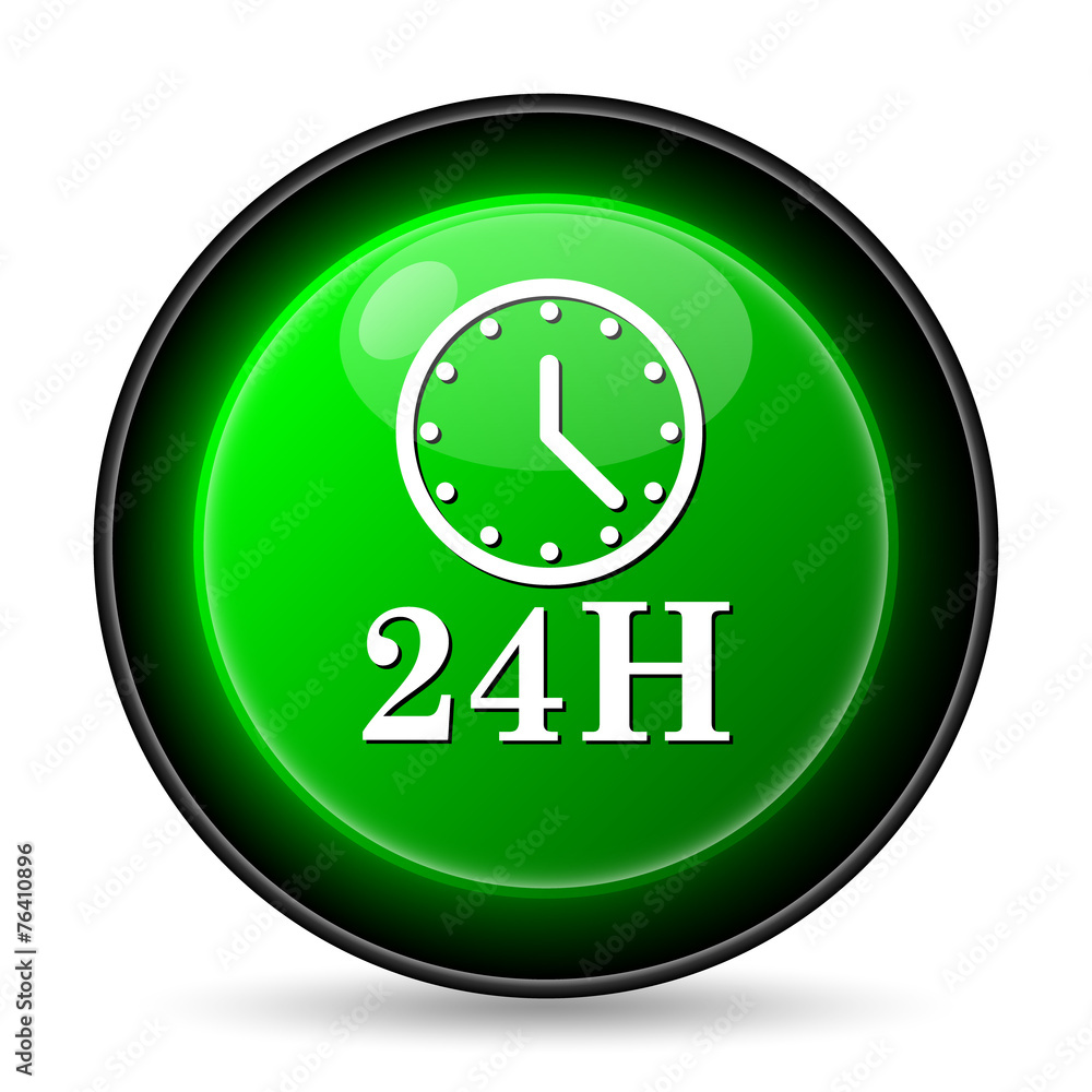 24H clock icon