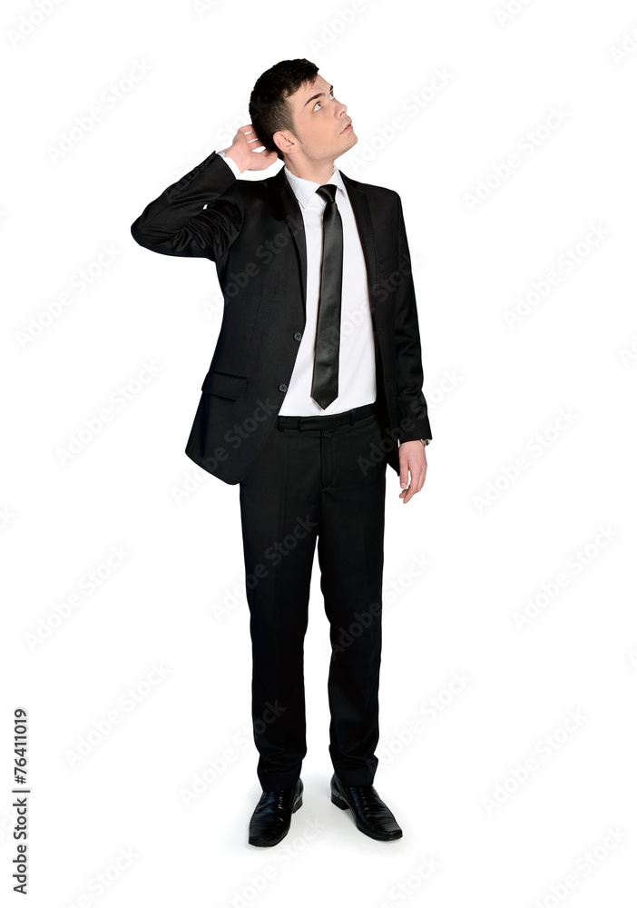 Business man thinking Business man thinking