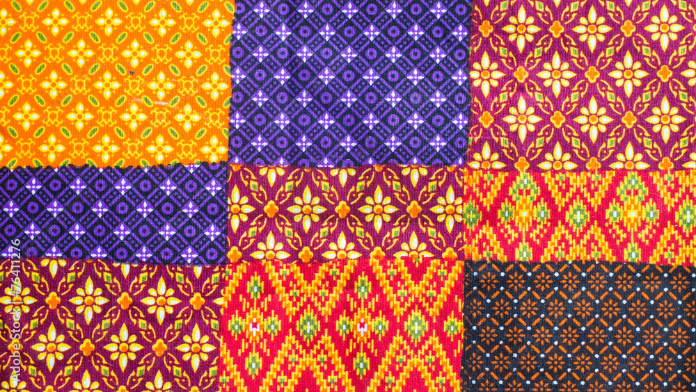 embroidered fabric texture , background embroidered fabric texture , background