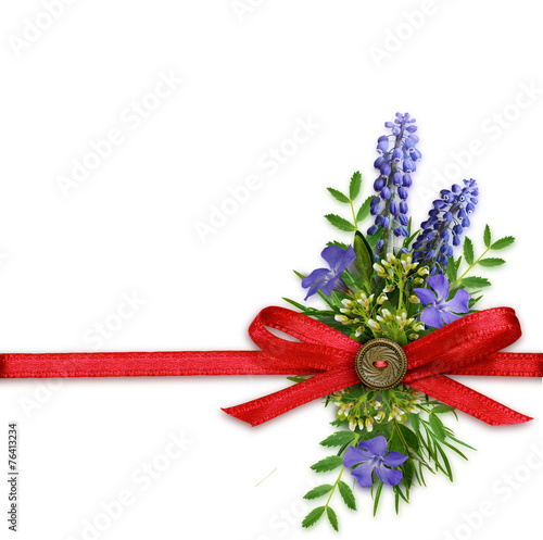 Bouquet of wild flowers wit...