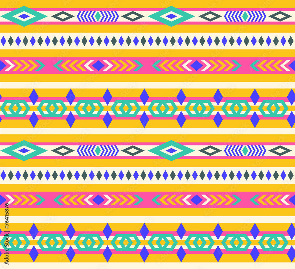 ethnic seamless aztec pattern