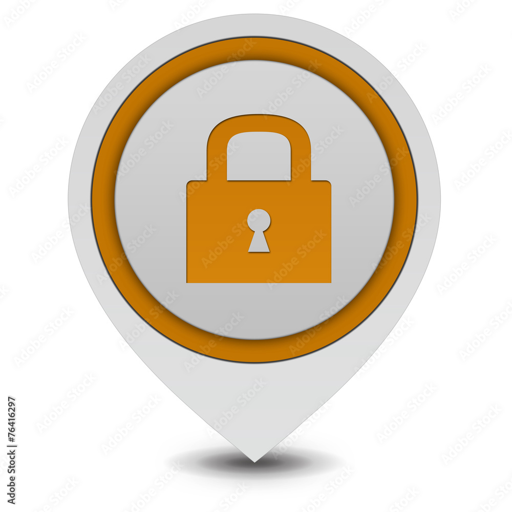 protect pointer icon on white background protect pointer icon on white background
