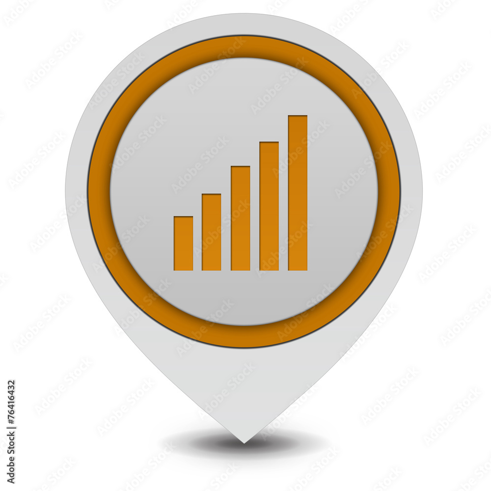 signal pointer icon on white background signal pointer icon on white background