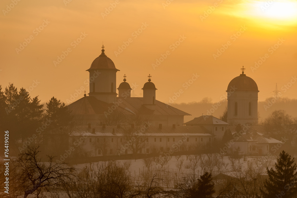 sunset monastery