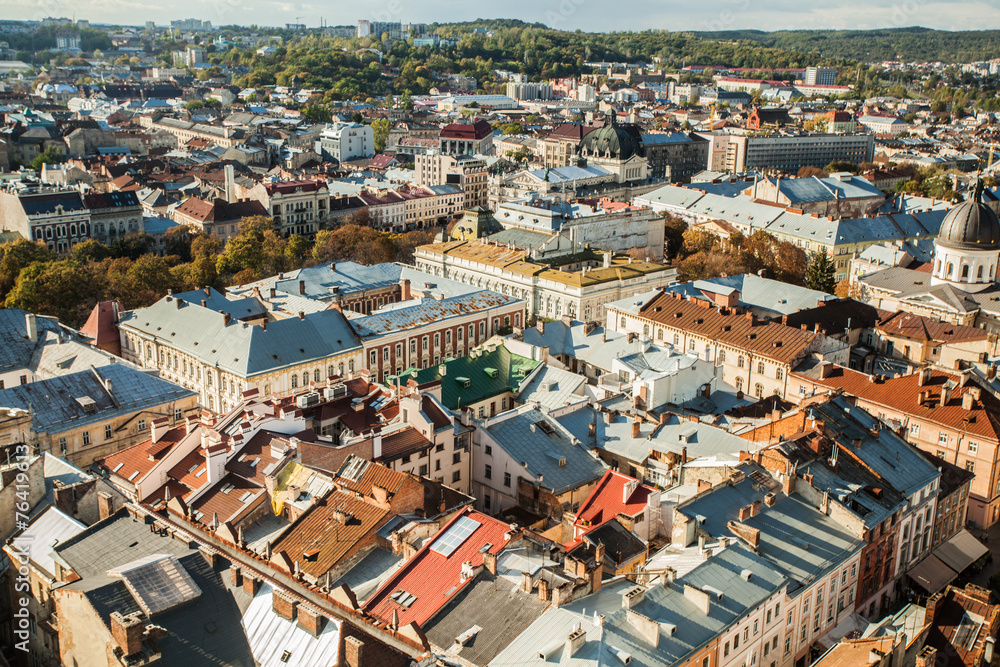 Lviv from a height