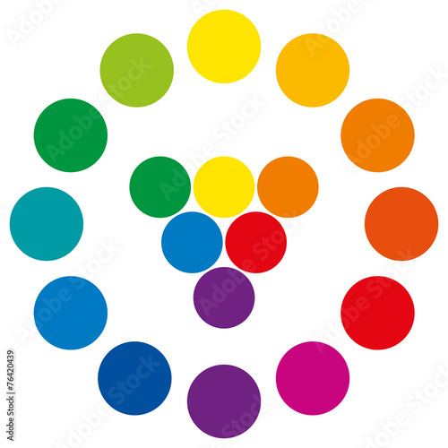 Color Wheel With Circles