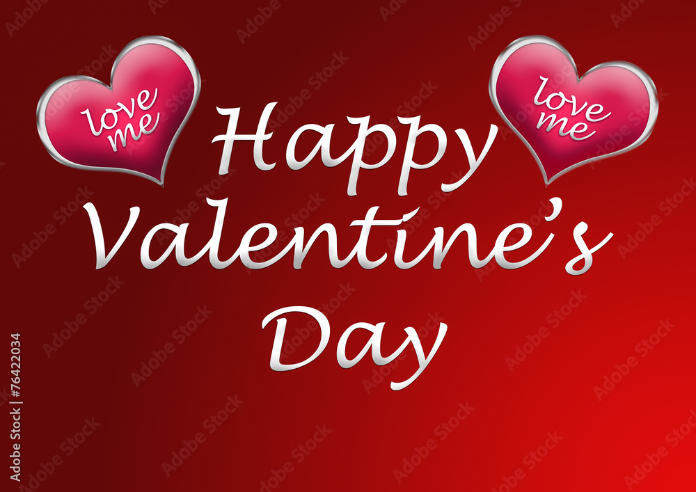 happy valentine's day card background with heart