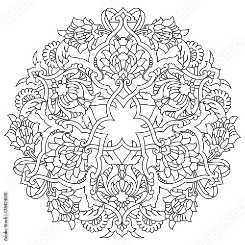 lines artistic ottoman pattern series fifty five