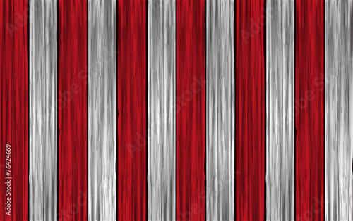 Fondo de madera realista roja y blanca. Textura de madera