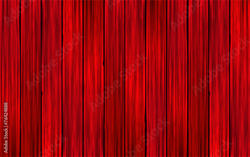 Fondo de madera realista roja. Textura de madera