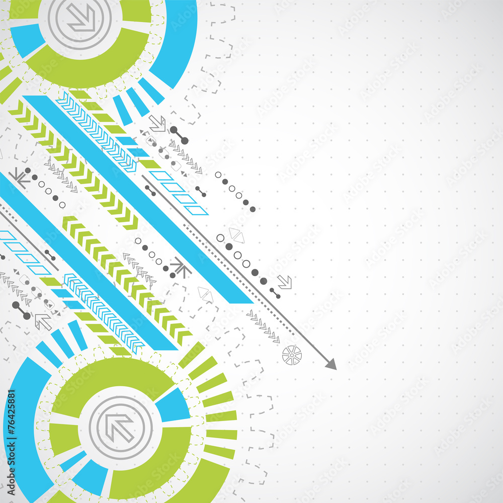 Fototapeta premium Abstract technology business background.