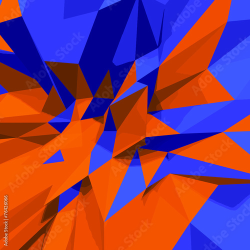 Vector abstract polygonal background